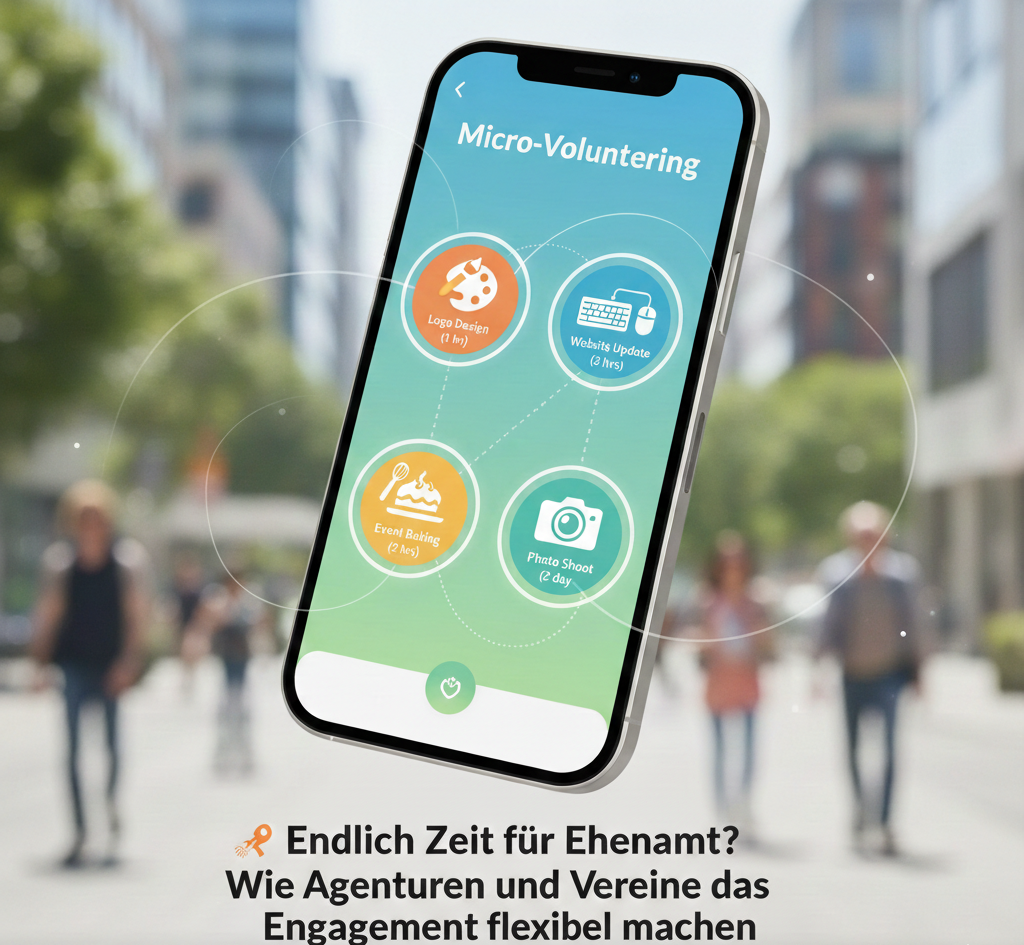 Micro-Volunteering Niedersachsen App und Freiwilligenagentur Beratung