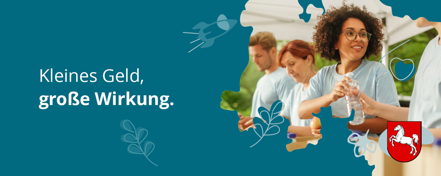 Eine ausgestreckte Hand mit dem Text 